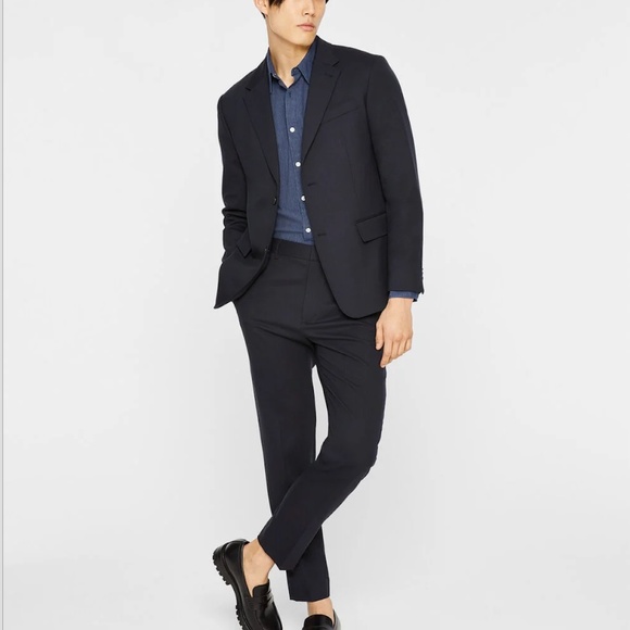 Long Sleeve Refined Chambray Shirt - New With Tags - NEVER WORN - Blue - Picture 4 of 5